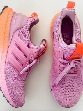 Adidas Ultraboost 5.0 Women’s Pink and Orange Sneakers